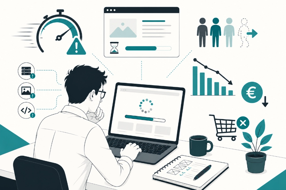 Warum langsame Websites Kunden kosten